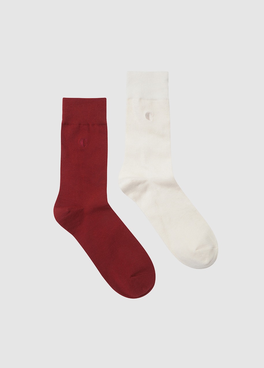 man colored long socks 2color set