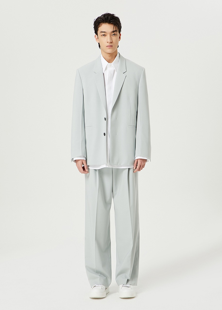Tailored minimal single blazer