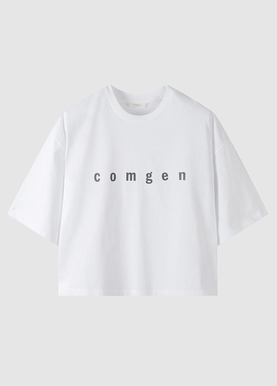 comgen lettering t-shirt