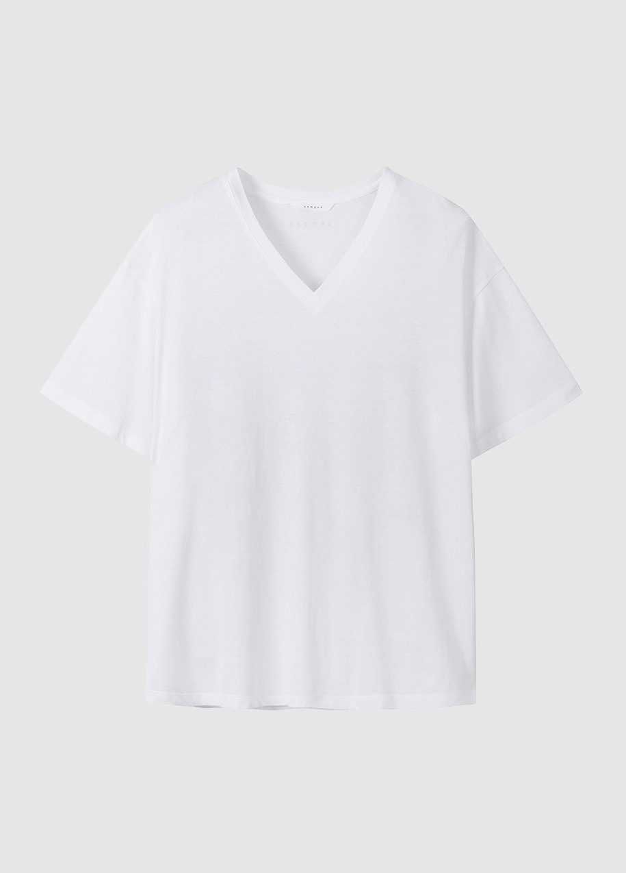 v-neck slim short sleeve t-shirt