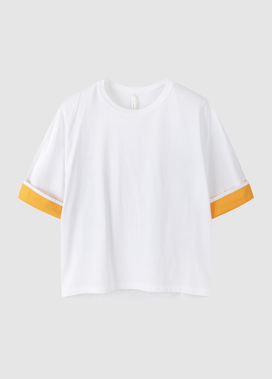 Sleeve color matching overfit t-shirt
