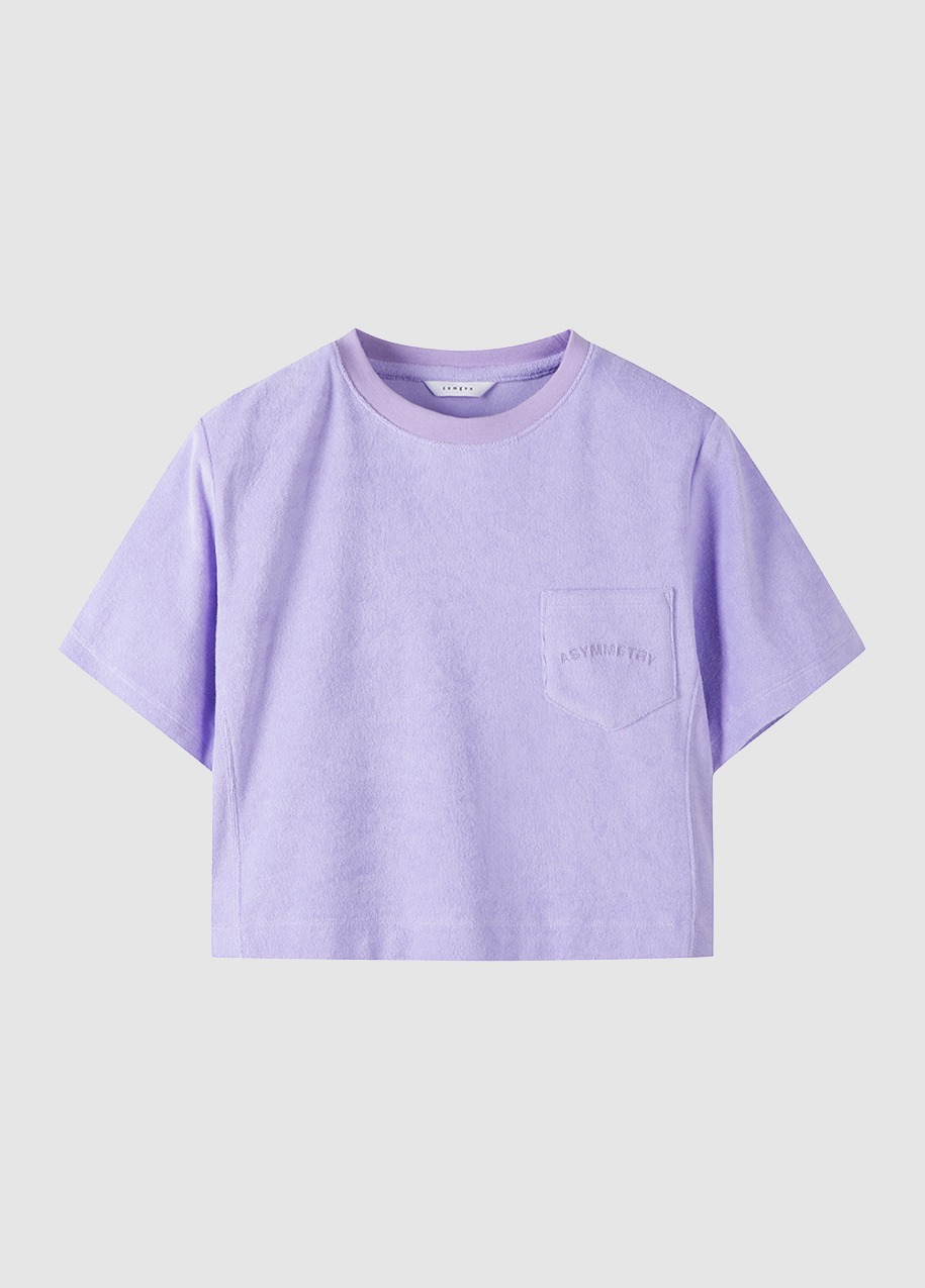 terry cropped t-shirt