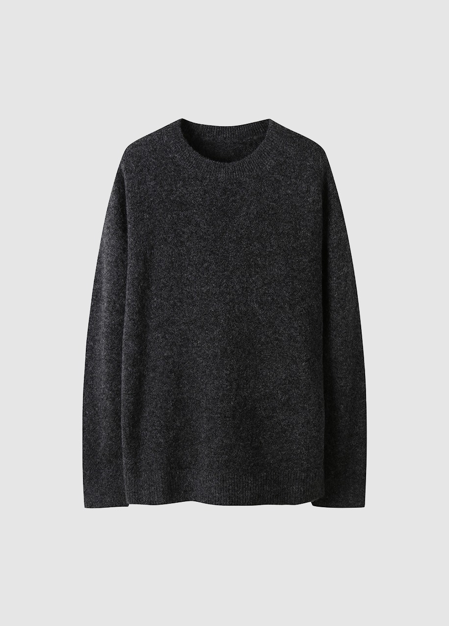 mohair brushed pullover