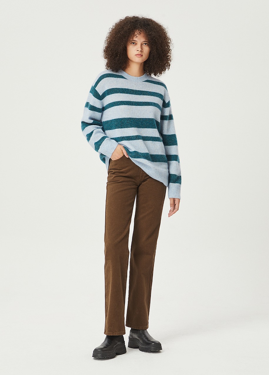 mohair brushed pullover