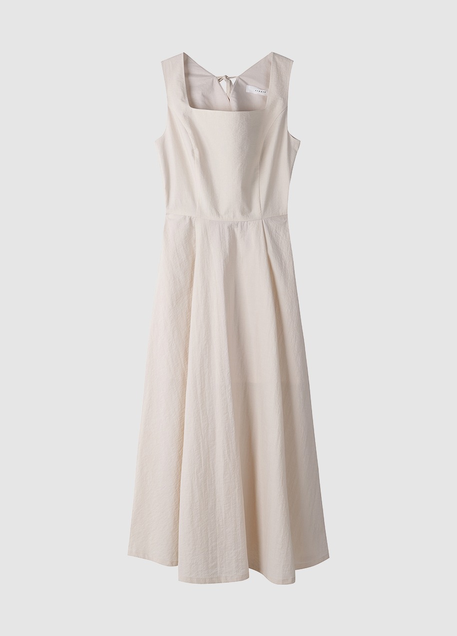 sleeveless flare dress